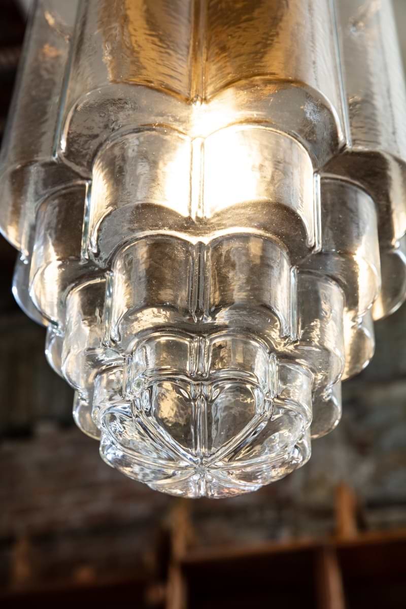 Soho Lighting Glasshouse Polished Brass Clear Pendant Light - The Schoolhouse Collection