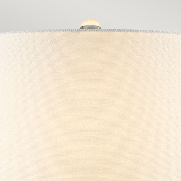 Stella 1 Light Table Lamp - Distressed Gold with Cream Shade