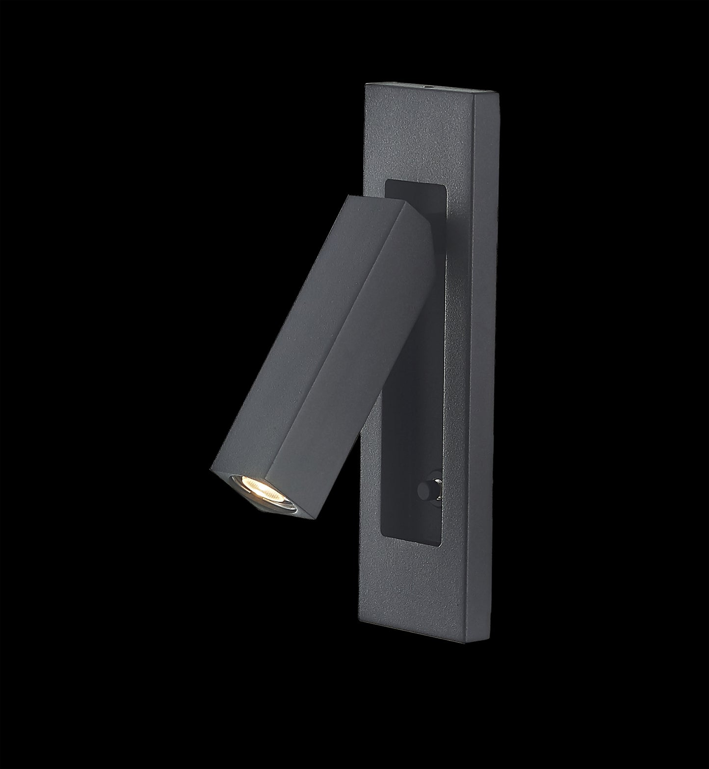 Gokova Wall Lamp, 3W LED, 3000K, 210lm, Sand Black, 3yrs Warranty by Mantra
