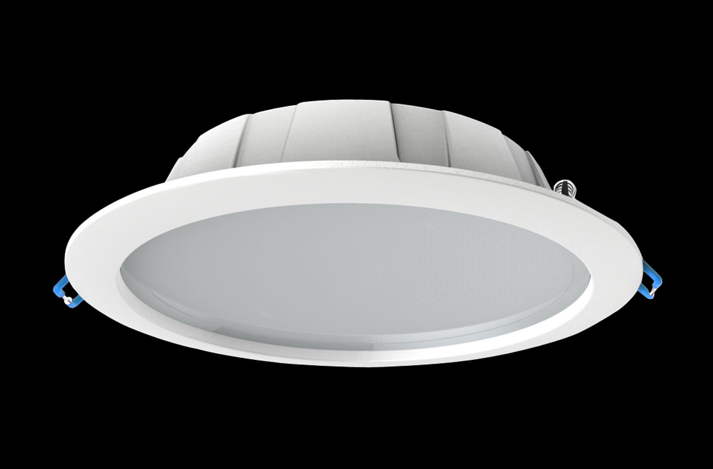 Graciosa 23.5cm Round LED Downlight, 24.5W, 3000K, 1900lm, White, Cut Out 200mm, IP44, Driver Included, 3yrs Warranty by Mantra