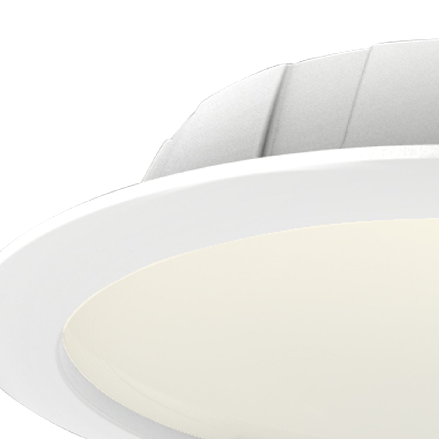 Graciosa 23.5cm Round LED Downlight, 24.5W, 3000K, 1900lm, White, Cut Out 200mm, IP44, Driver Included, 3yrs Warranty by Mantra