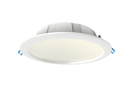 Graciosa 14.6cm Round LED Downlight, 10.8W, 3000K, 820lm, White, Cut Out 120mm, IP44, Driver Included, 3yrs Warranty by Mantra