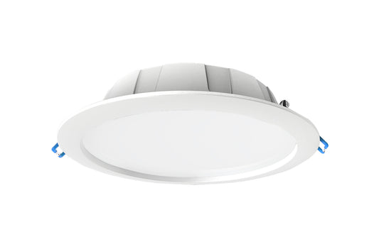 Graciosa 14.6cm Round LED Downlight, 10.8W, 4000K, 850lm, White, Cut Out 120mm, IP44, Driver Included, 3yrs Warranty by Mantra