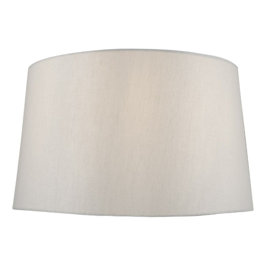 Griffith Grey Faux Silk Tapered Drum Shade 30cm