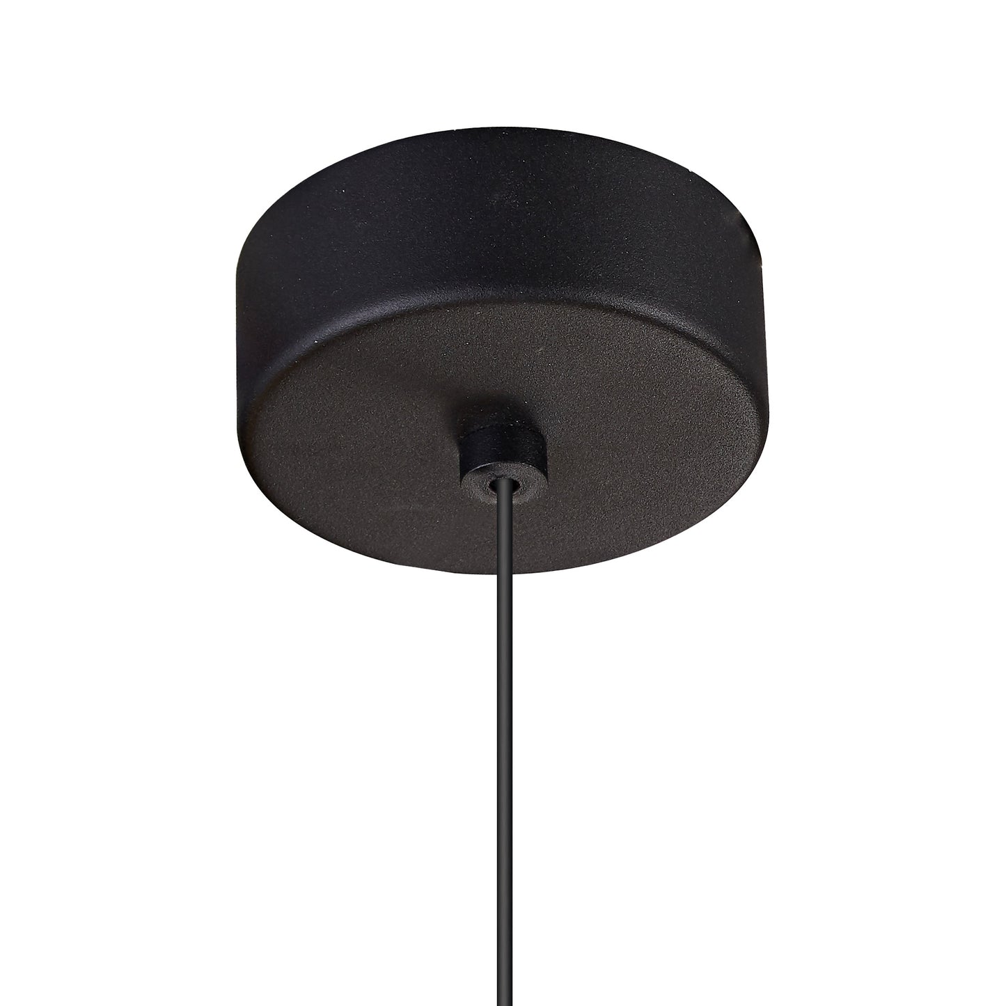 Gruissan Cylinder Pendant, 5W LED 3000K, 350lm, Matt Black/Matt Gold, 3yrs Warranty by Mantra