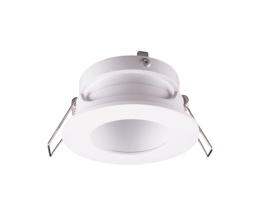 Guincho 8.5 cm Round Downlight GU10, Sand White, Cut Out: 70mm, Lampholder Included by Mantra