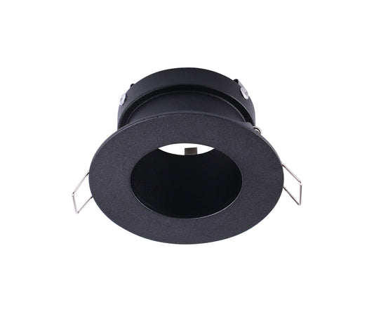 Guincho 8.5 cm Round Downlight GU10, Sand Black, Cut Out: 70mm, Lampholder Included by Mantra