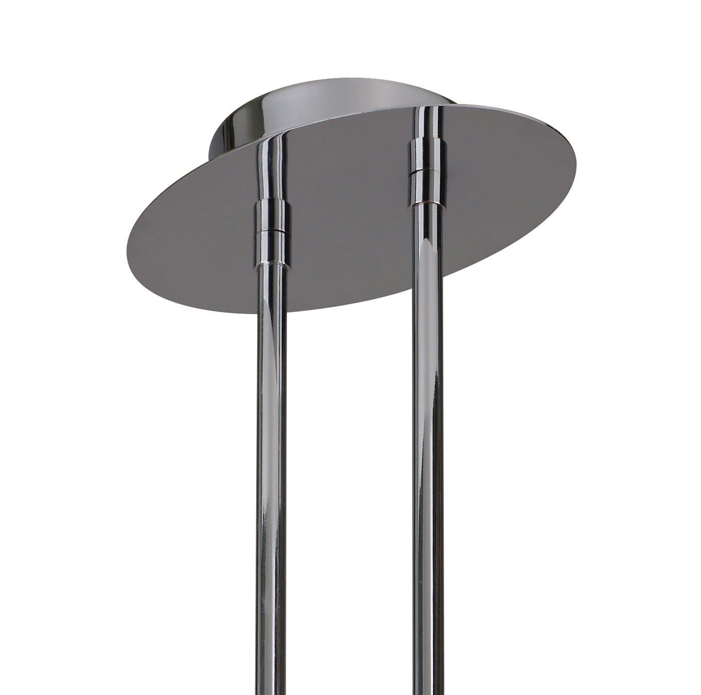 Guss Telescopic E27 3 Light E27 Bar, Polished Chrome, White Acrylic, CFL Lamps INCLUDED by Mantra