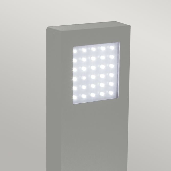 Beta Mini Bollard Light Double Sided - Matt Silver