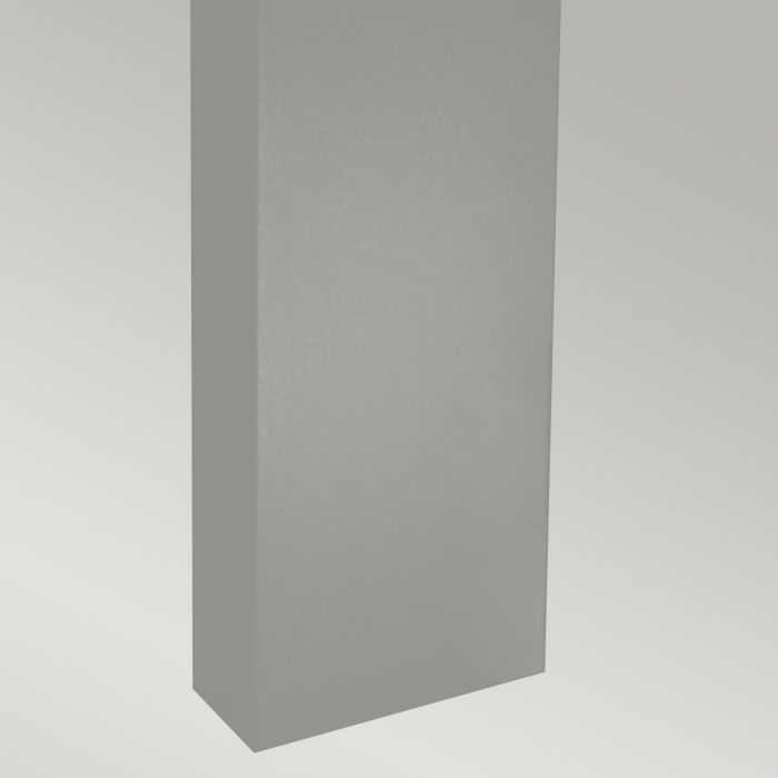 Beta Mini Bollard Light Double Sided - Matt Silver