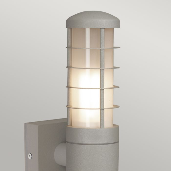 Beta 4-ring Wall Lantern - Matt Silver