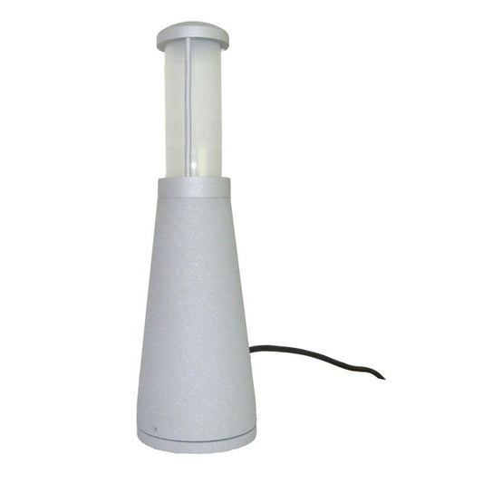 Beta Aluminium Plain Bollard - Matt Silver