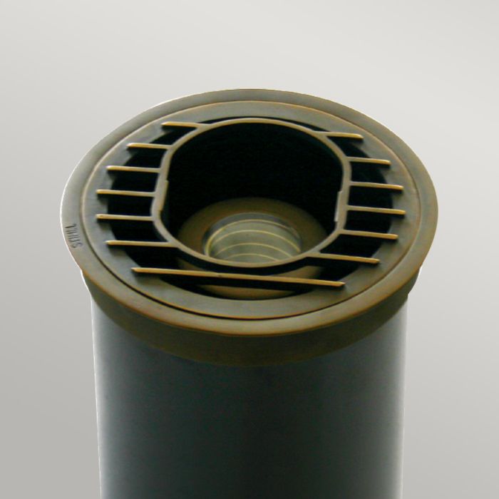 Bronze In-Groud Tiltable Spotlight - Aged Bronze