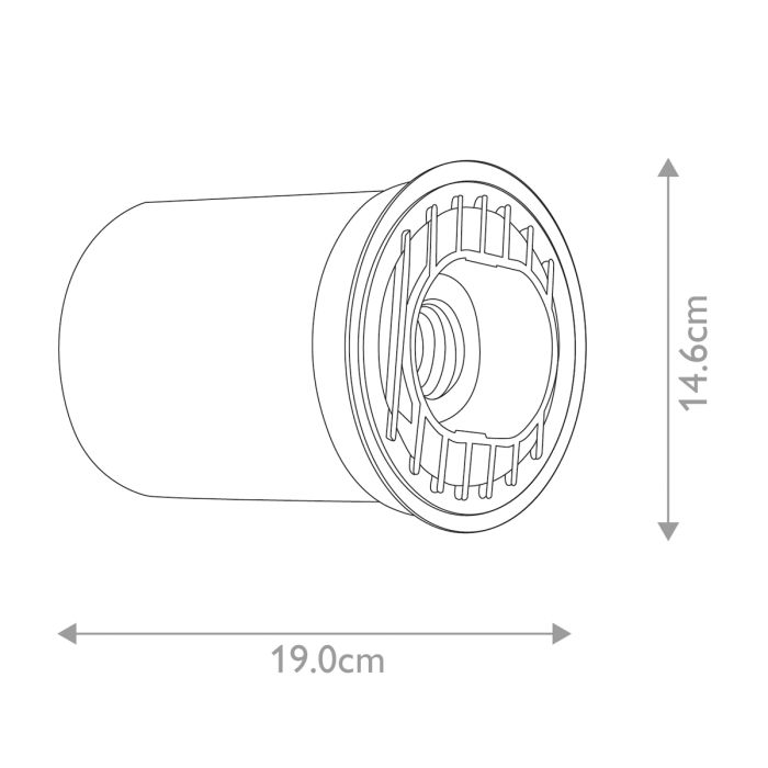 Bronze In-Groud Tiltable Spotlight - Aged Bronze