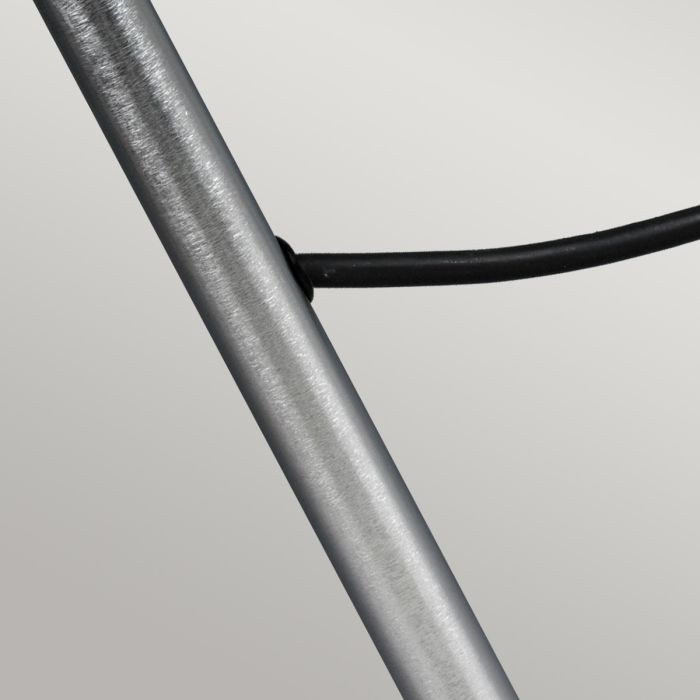 Ambleside 1 x 12V ambient light and spike with 1m cable - Anodised Aluminium