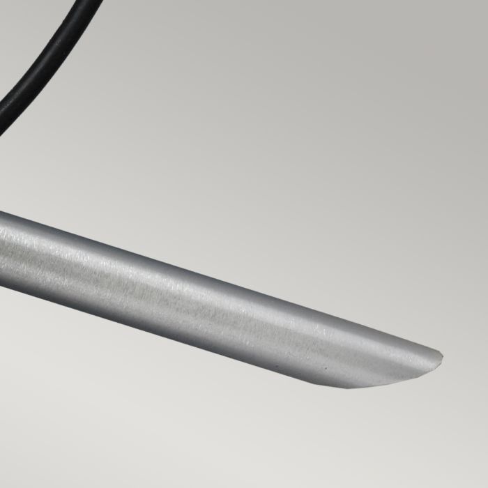 Ambleside 1 x 12V ambient light and spike with 1m cable - Anodised Aluminium