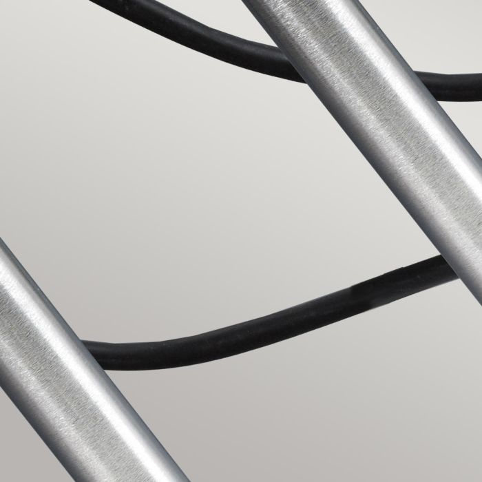 Spennymoor Starter kit including 3 x 12V Spotlights, 3 x Spikes, 6m cable & 12V Transformer - Anodised Aluminium