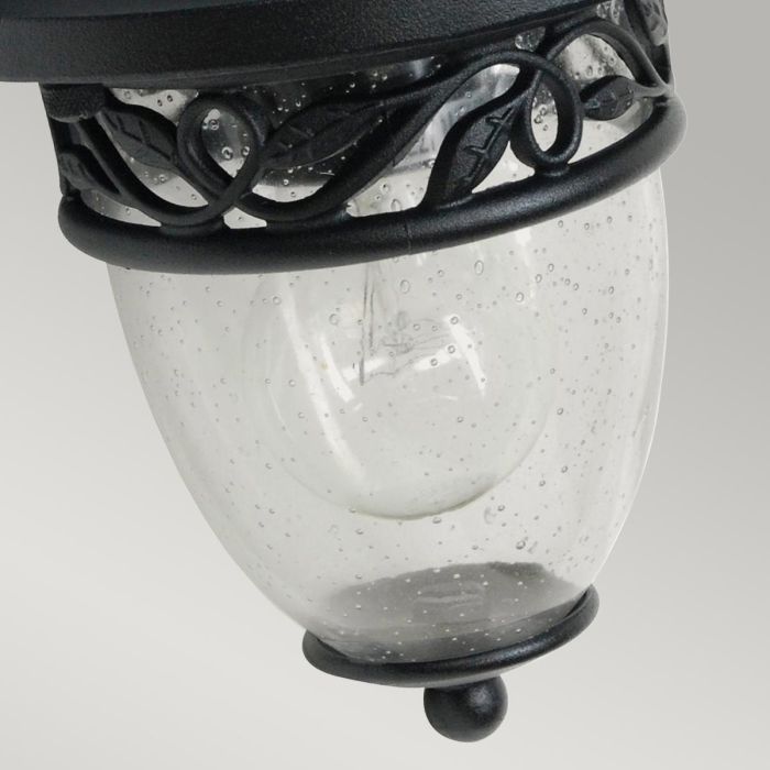 Burford 1 Light Wall Lantern - Black