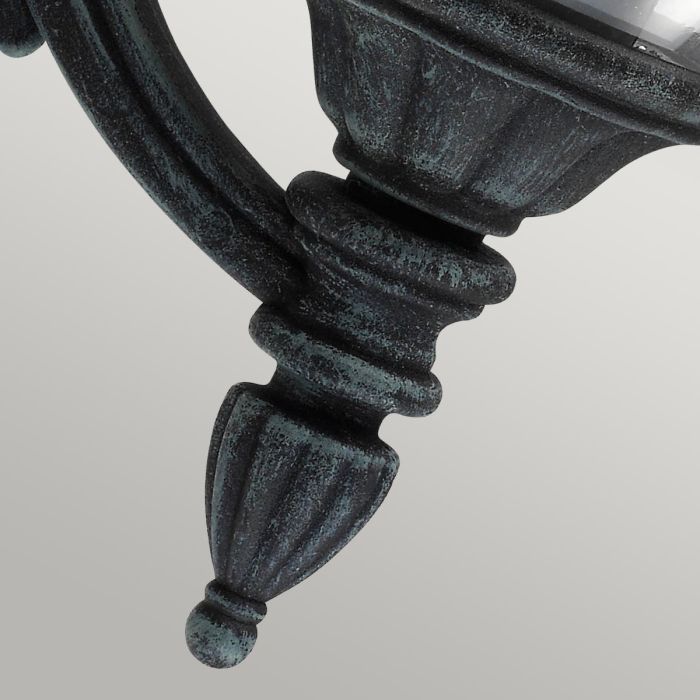 Elkstone 1 Light Wall Lantern - Verdigris