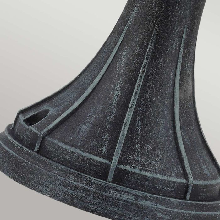 Elkstone 1 Light Pedestal - Verdigris