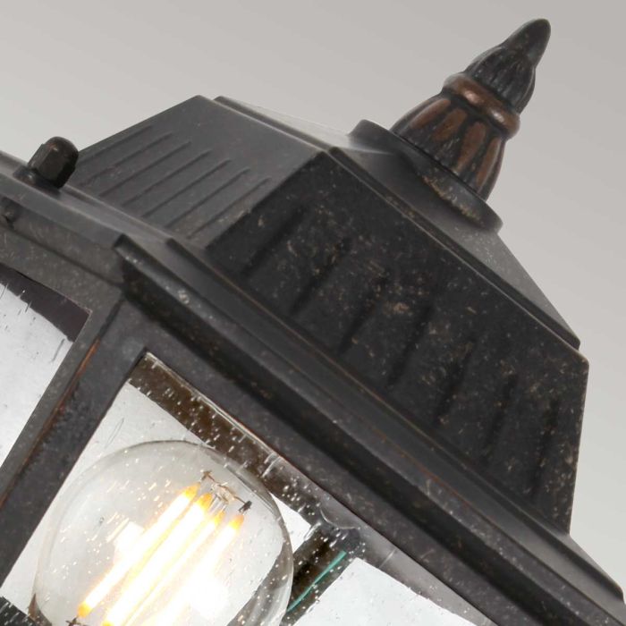 Highnam 1 Light Wall Lantern - Weathered Bronze