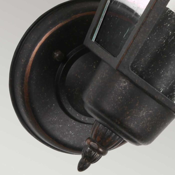 Highnam 1 Light Wall Lantern - Weathered Bronze