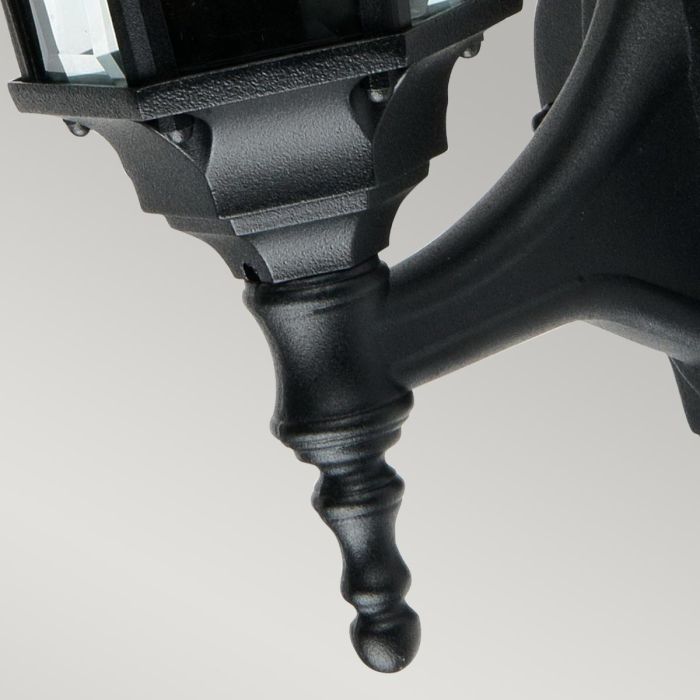 Ledbury 1 Light Wall Lantern - Black