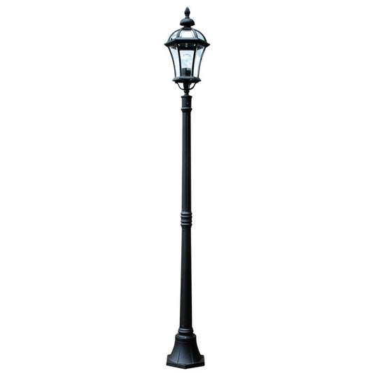 Ledbury 1 Light Lamp Post - Black