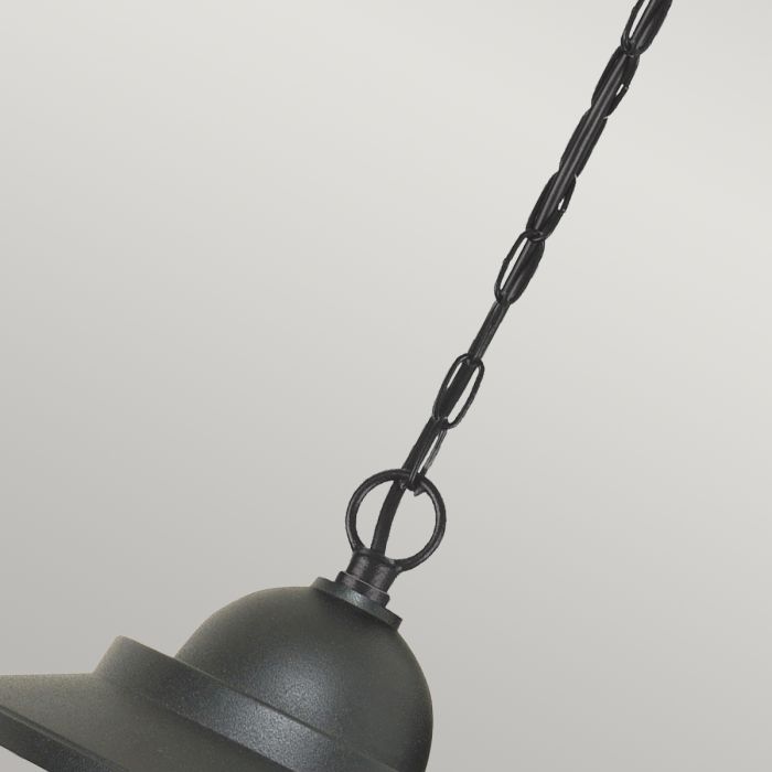 Sandown 1 Light Chain Lantern - Black
