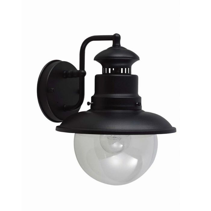 Shipston 1 Light Wall Lantern - Black