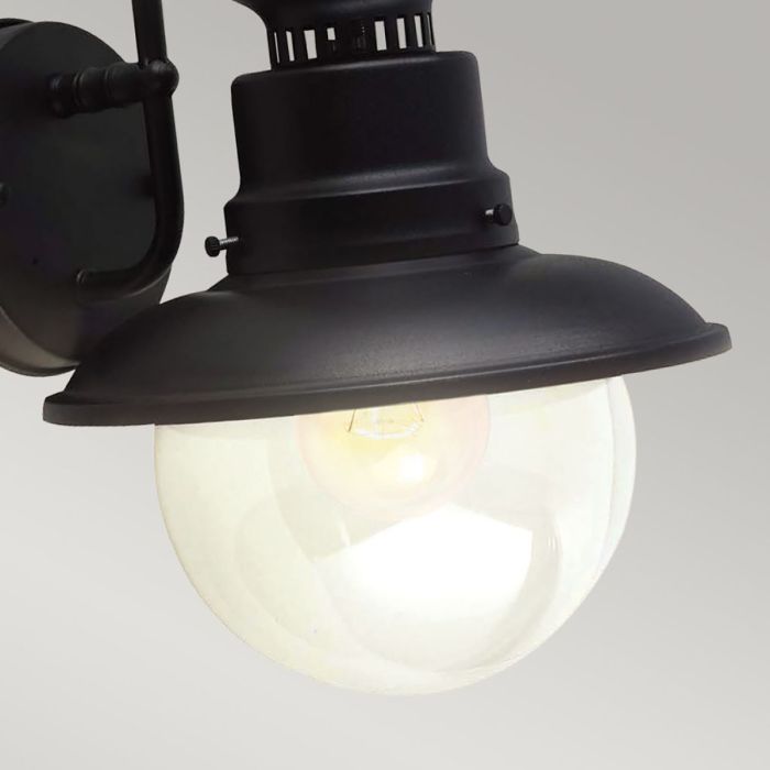 Shipston 1 Light Wall Lantern - Black
