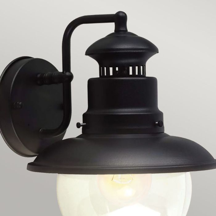 Shipston 1 Light Wall Lantern - Black