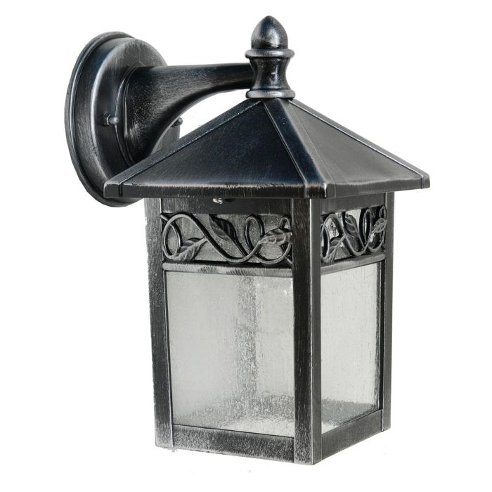 Winchcombe 1 Light Wall Lantern - Black / Silver