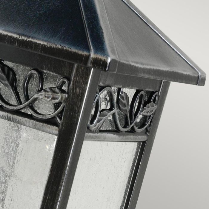 Winchcombe 1 Light Wall Lantern - Black / Silver