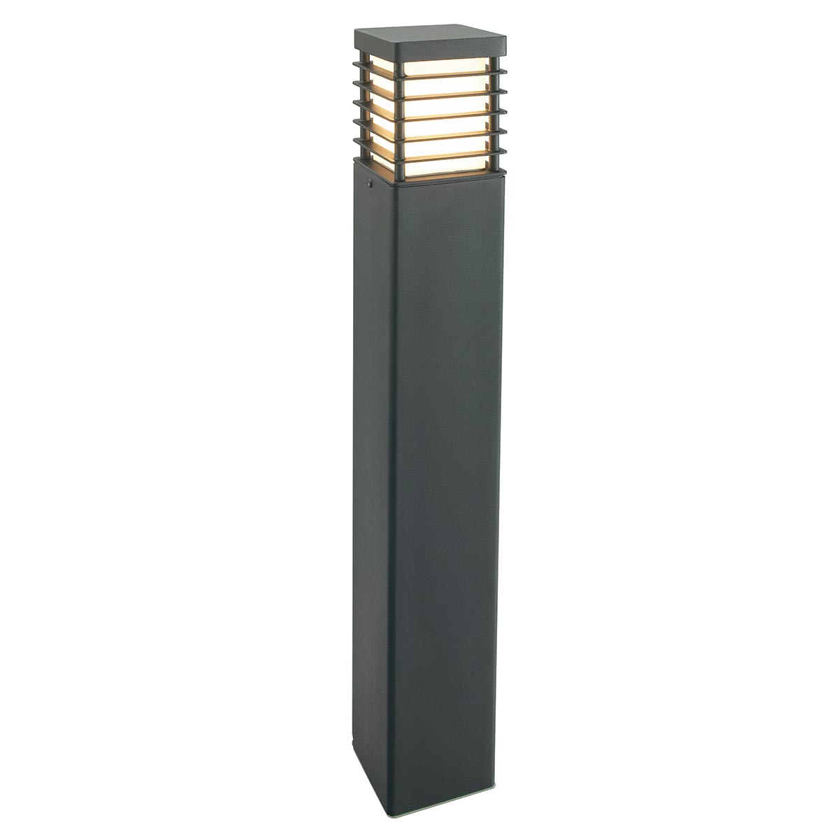 Halmstad 1 Light Large Bollard – Black