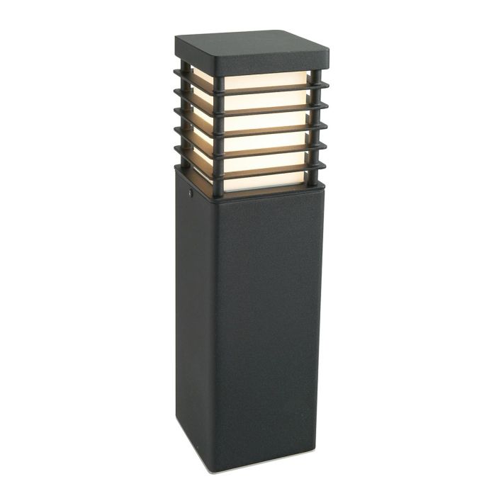 Halmstad 1 Light Medium Bollard - Black
