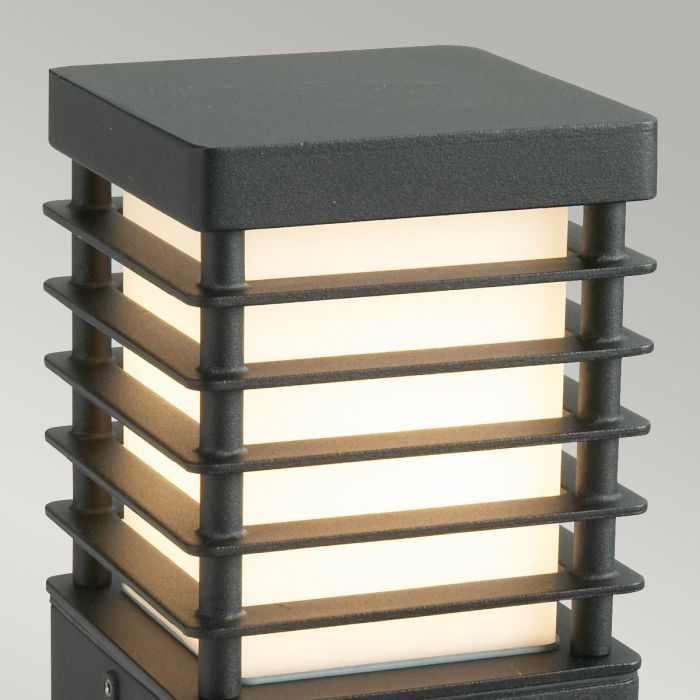 Halmstad Small Bollard Black