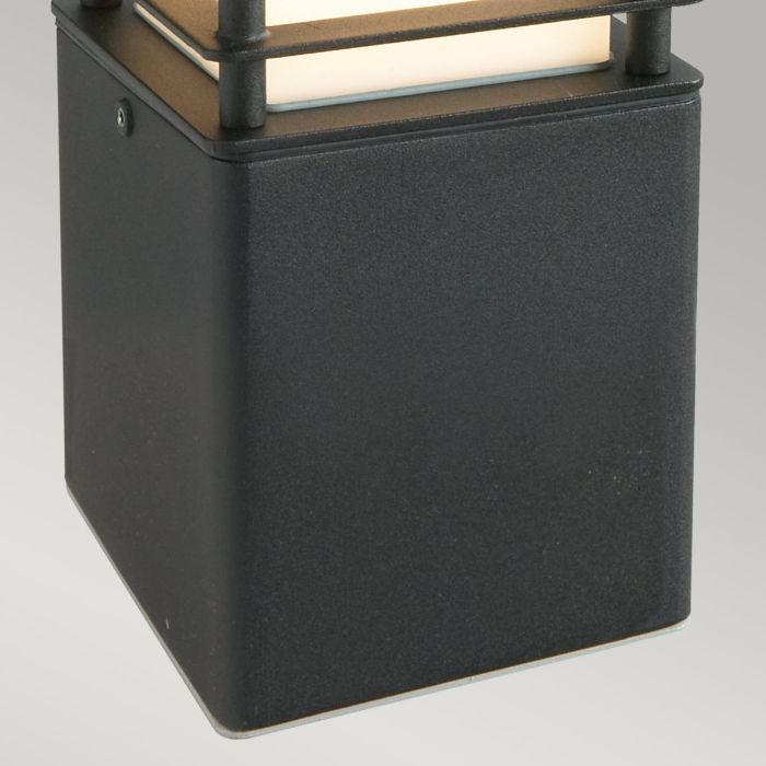 Halmstad Small Bollard Black