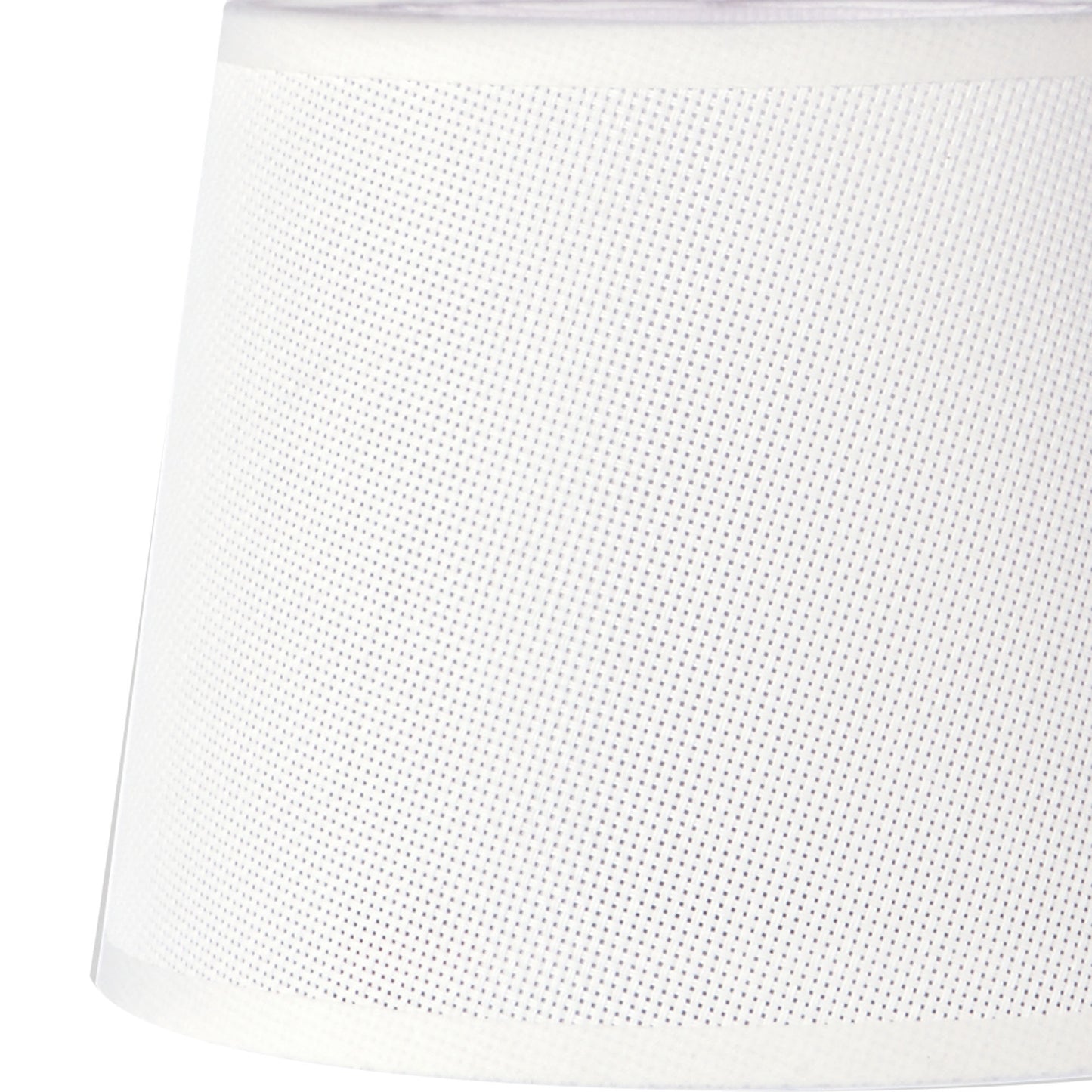 Habana White Round Shade 200 x 152mm, Suitable for Wall Lamps by Mantra
