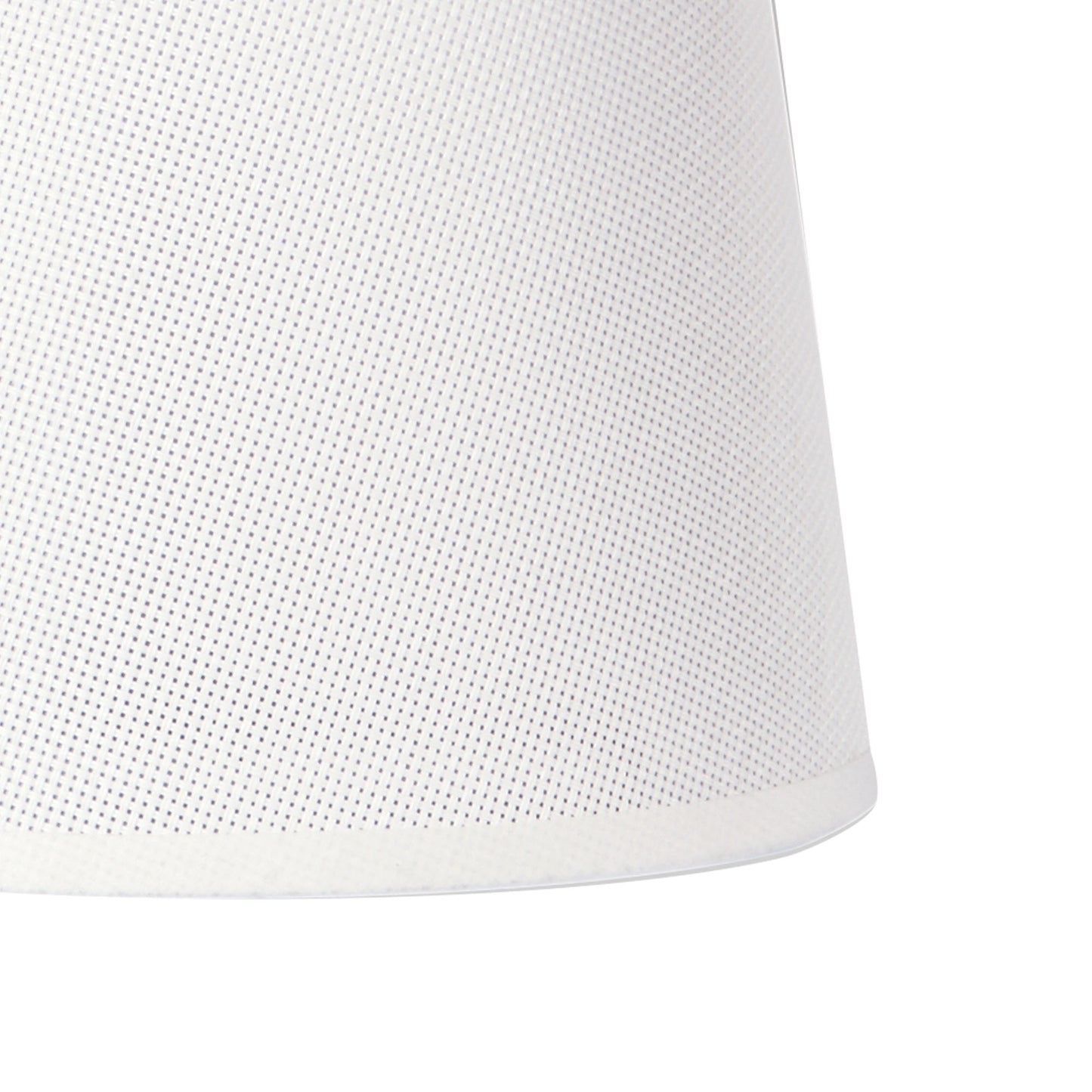 Habana White Round Shade 200 x 152mm, Suitable for Wall Lamps by Mantra