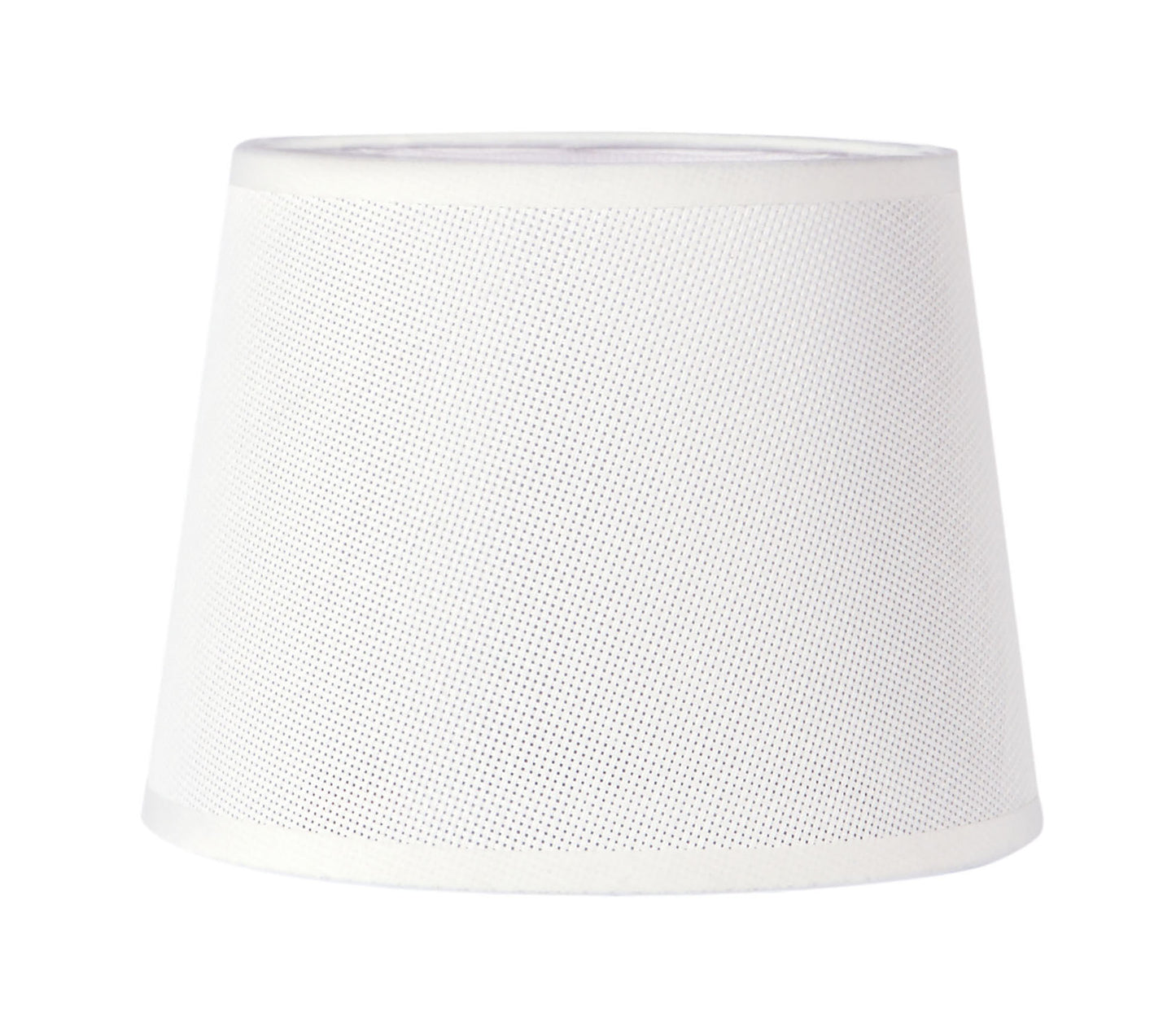 Habana White Round Shade 200 x 152mm, Suitable for Wall Lamps by Mantra