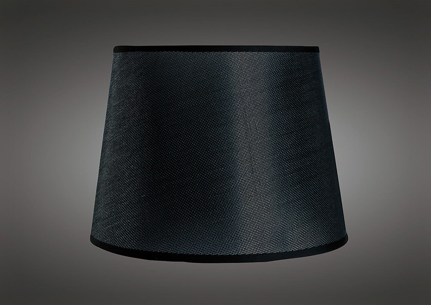 Habana Black Round Shade 200 x 152mm, Suitable for Wall Lamps by Mantra