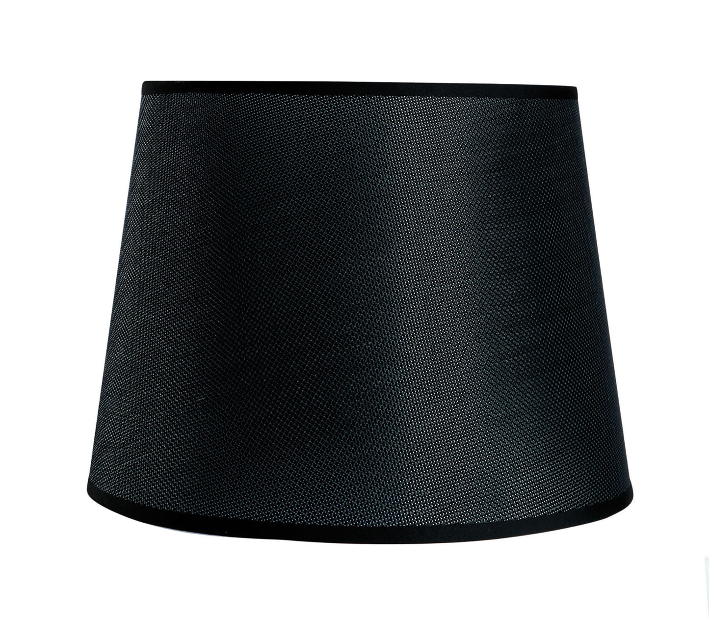 Habana Black Round Shade 200 x 152mm, Suitable for Wall Lamps by Mantra