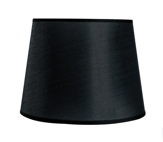 Habana Black Round Shade 200 x 152mm, Suitable for Wall Lamps by Mantra
