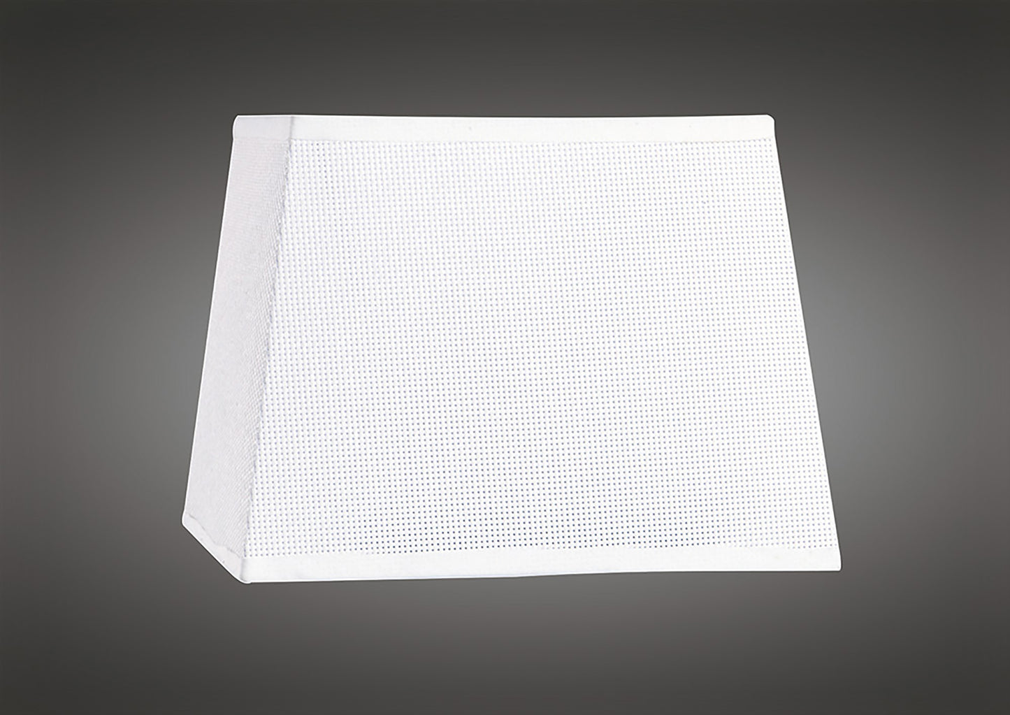 Habana White Square Shade 160/200 x 152mm, Suitable for Wall Lamps by Mantra