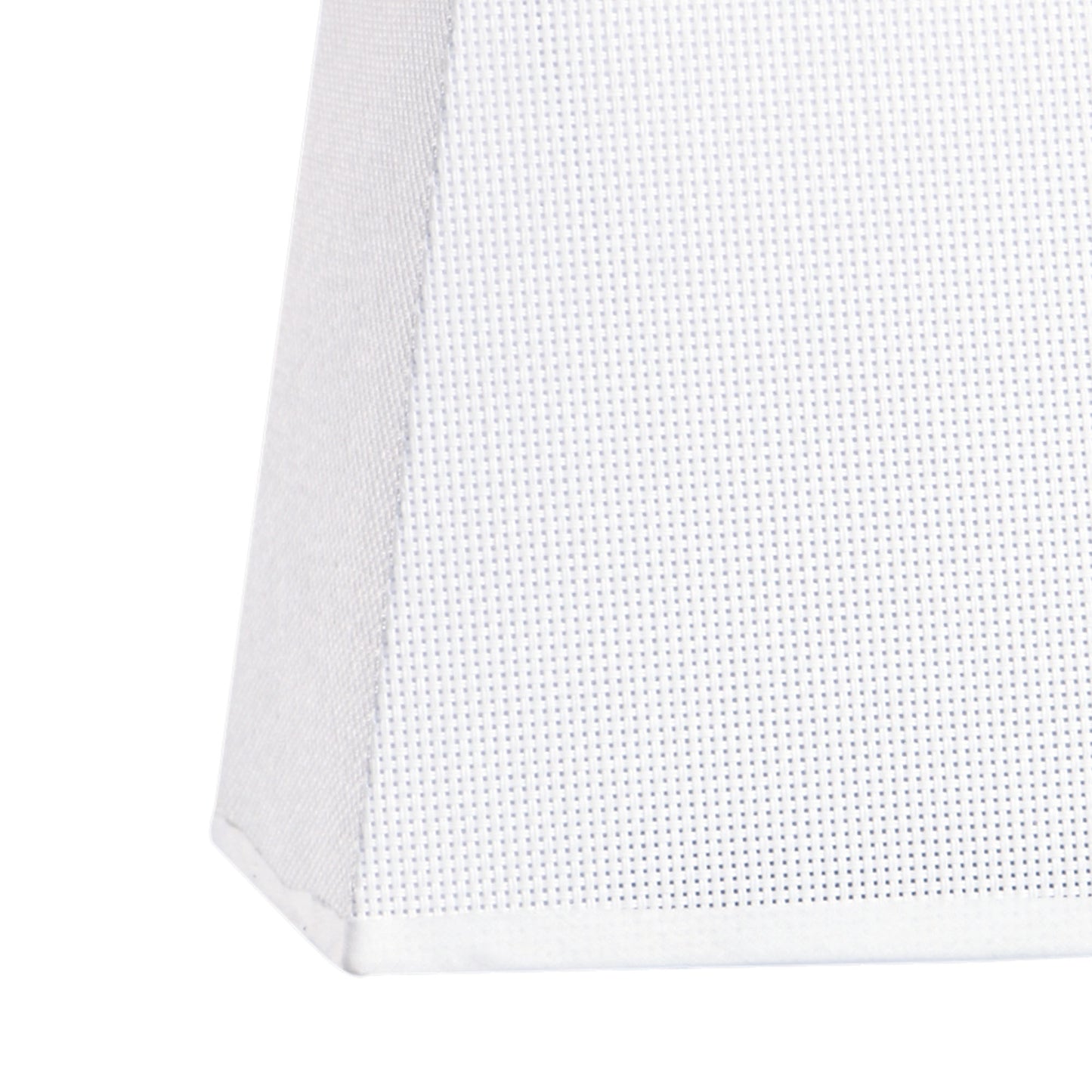 Habana White Square Shade 160/200 x 152mm, Suitable for Wall Lamps by Mantra