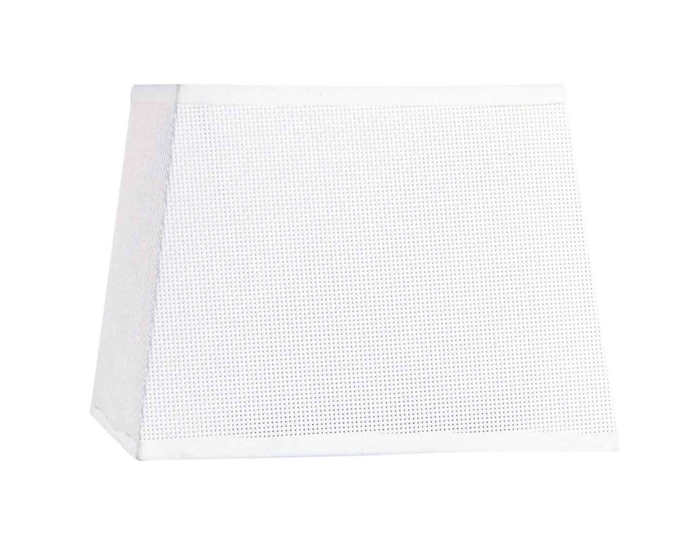 Habana White Square Shade 160/200 x 152mm, Suitable for Wall Lamps by Mantra
