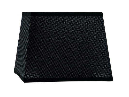 Habana Black Square Shade 160/200 x 152mm, Suitable for Wall Lamps by Mantra