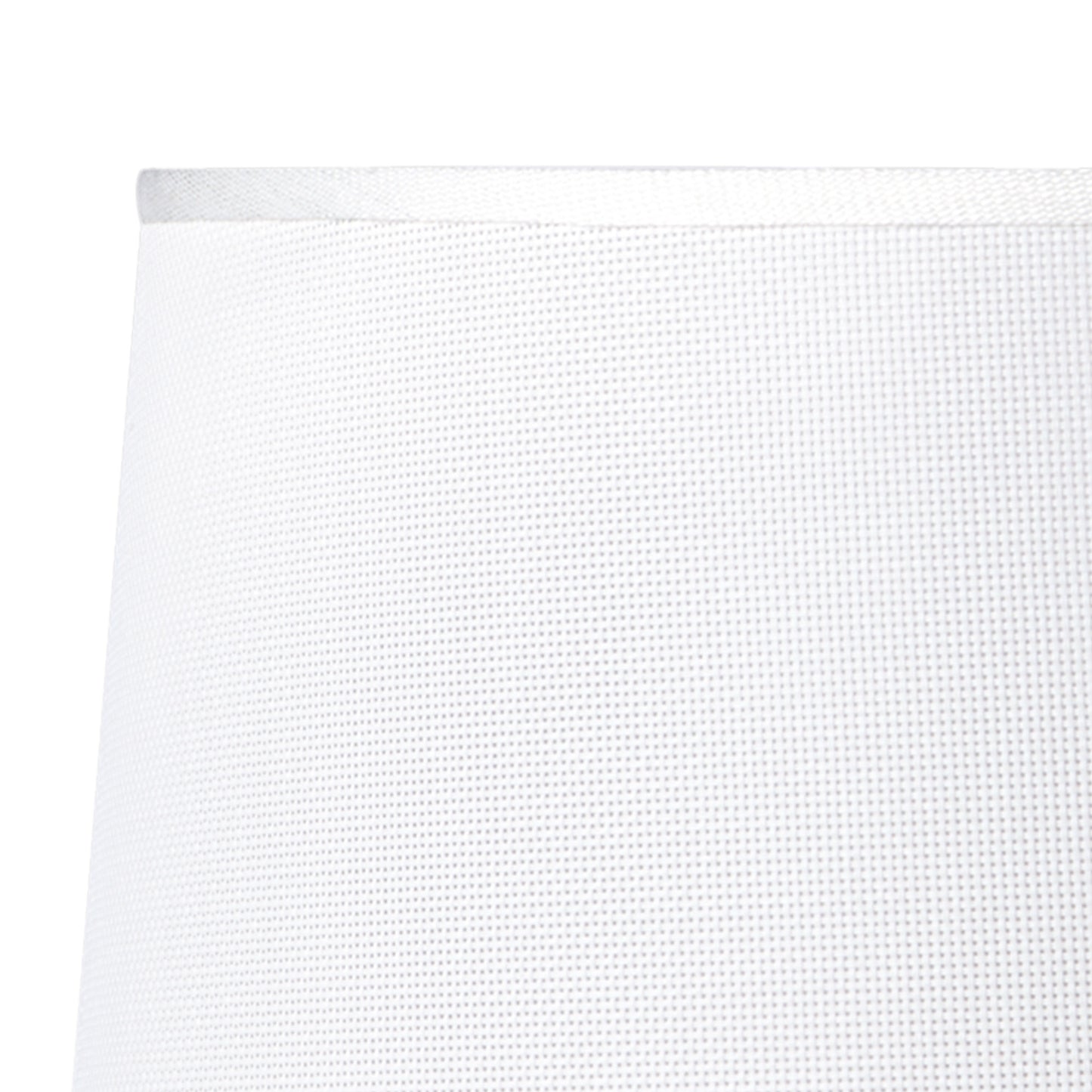 Habana White Round Shade 410/450mm x 215mm, Suitable for Pendant Lights by Mantra