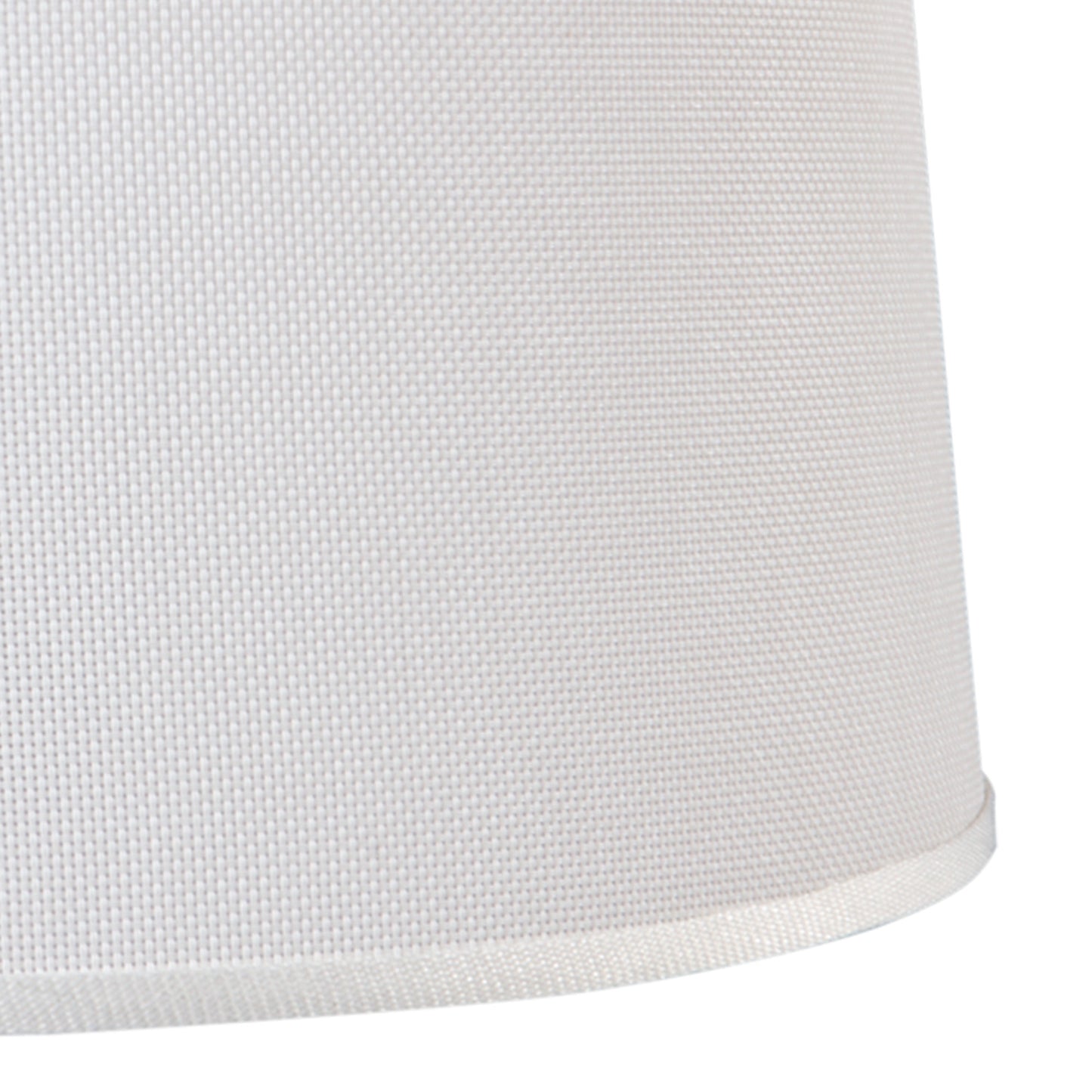 Habana White Round Shade 410/450mm x 215mm, Suitable for Pendant Lights by Mantra